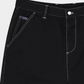 Black מכנסי שורטס אריג לגברים Stringer Walk Short Anthracite DEUS EX MACHINA