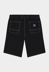 Black מכנסי שורטס אריג לגברים Stringer Walk Short Anthracite DEUS EX MACHINA