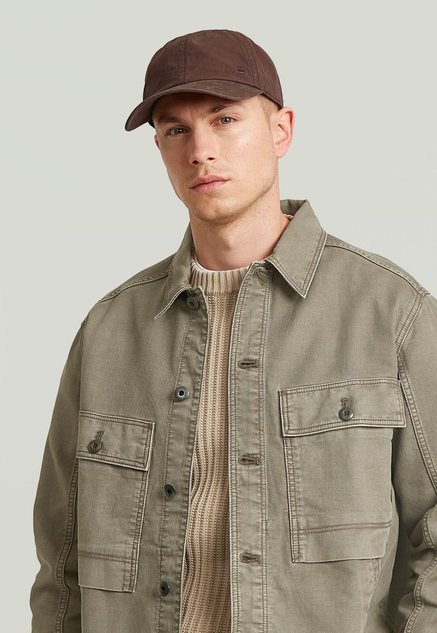 Light Gray כובע מצחייה לגברים Avernus G STAR