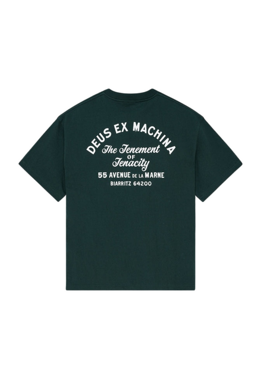 Dark Slate Gray טי שירט קצרה לגברים Biarritz Sign DEUS EX MACHINA