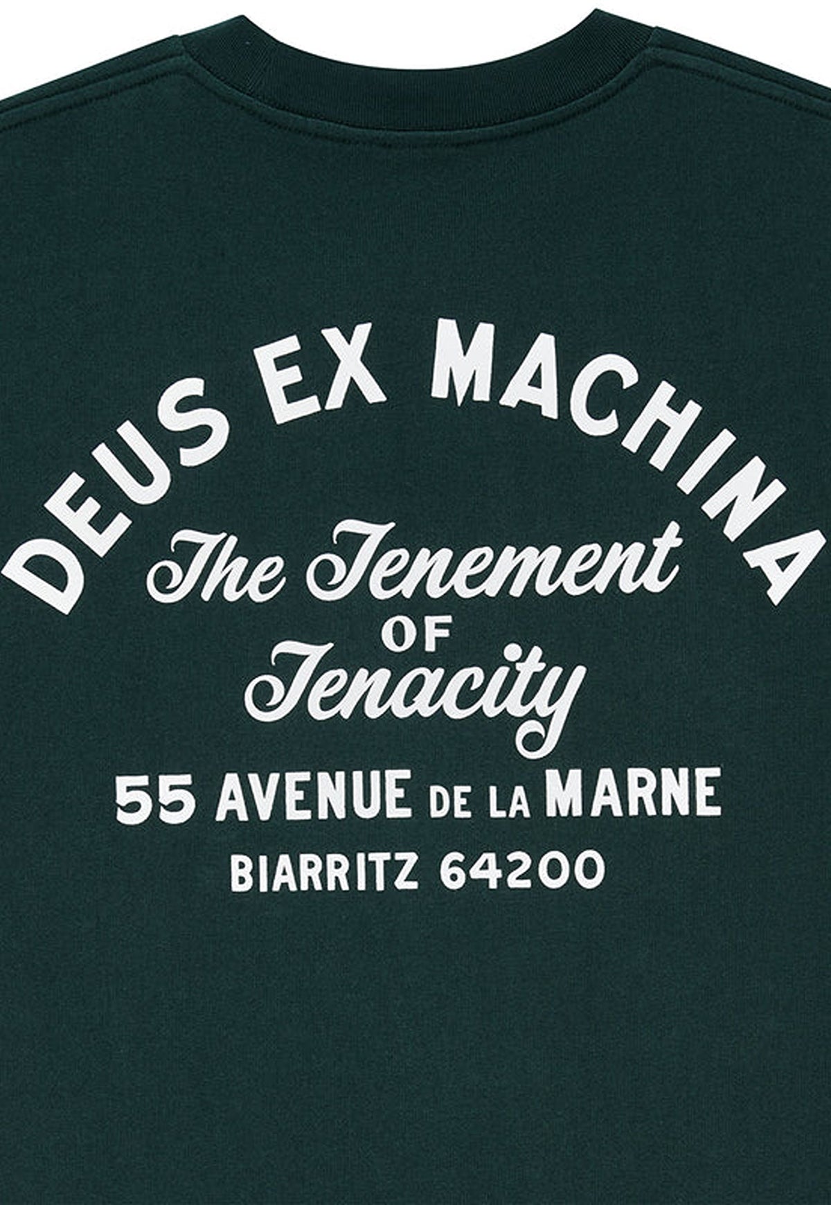 Dark Slate Gray טי שירט קצרה לגברים Biarritz Sign DEUS EX MACHINA