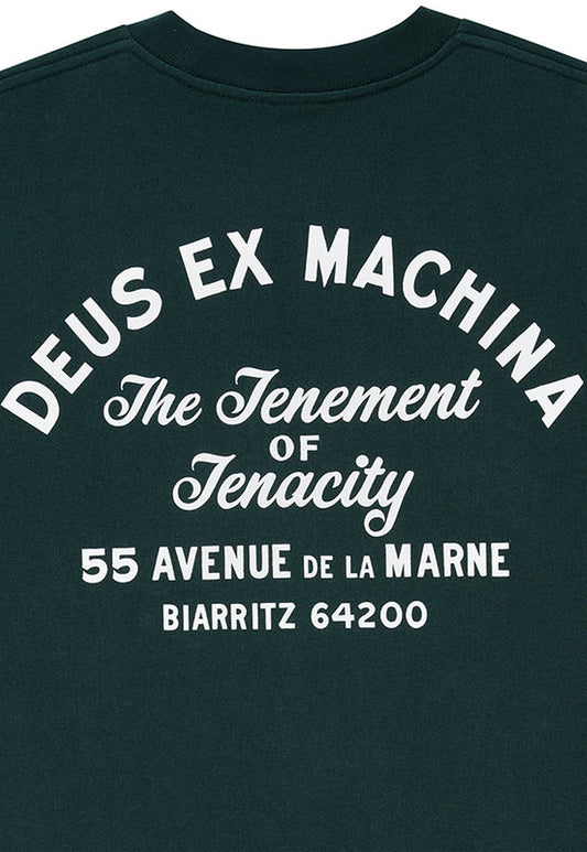Dark Slate Gray טי שירט קצרה לגברים Biarritz Sign DEUS EX MACHINA
