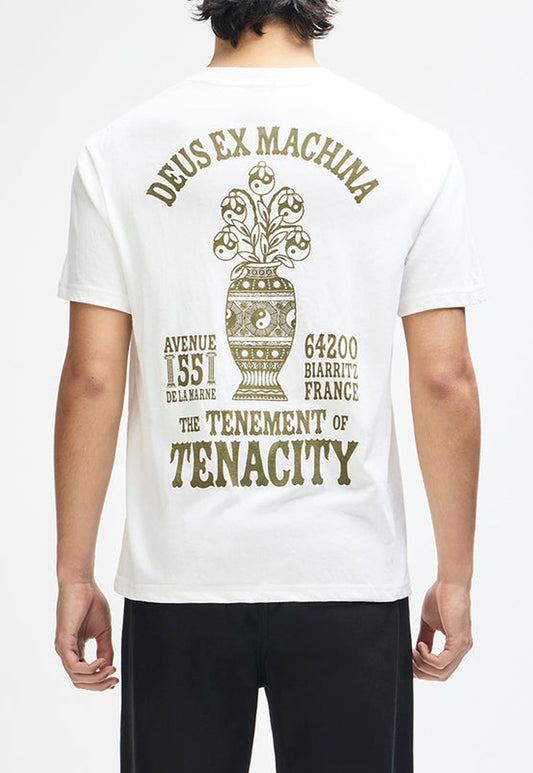 White Smoke טי שירט קצרה לגברים Biarritz Ceramic DEUS EX MACHINA