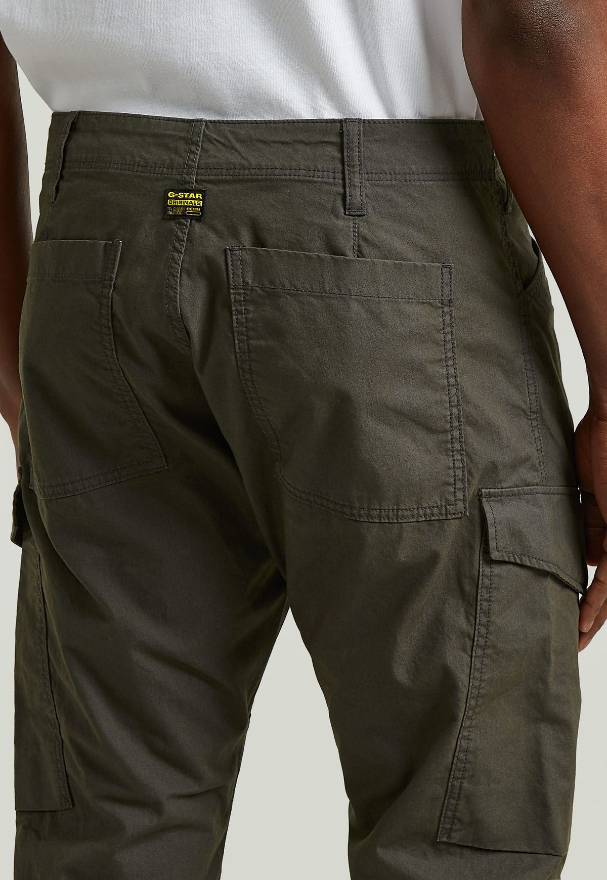 Black מכנסיים ארוכים לגברים Gage Regular Cargo G STAR
