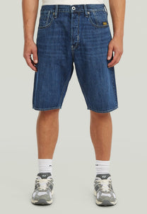 Light Gray ג'ינס קצר לגברים Deeggie - Regular Fit G STAR