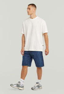Light Gray ג'ינס קצר לגברים Deeggie - Regular Fit G STAR