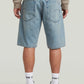 Light Gray ג'ינס קצר לגברים Deeggie - Regular Fit G STAR