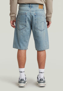 Light Gray ג'ינס קצר לגברים Deeggie - Regular Fit G STAR