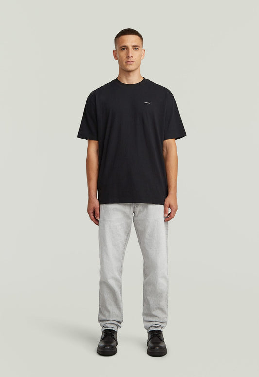 Light Gray טי שירט קצרה לגברים Relaxed Base G STAR