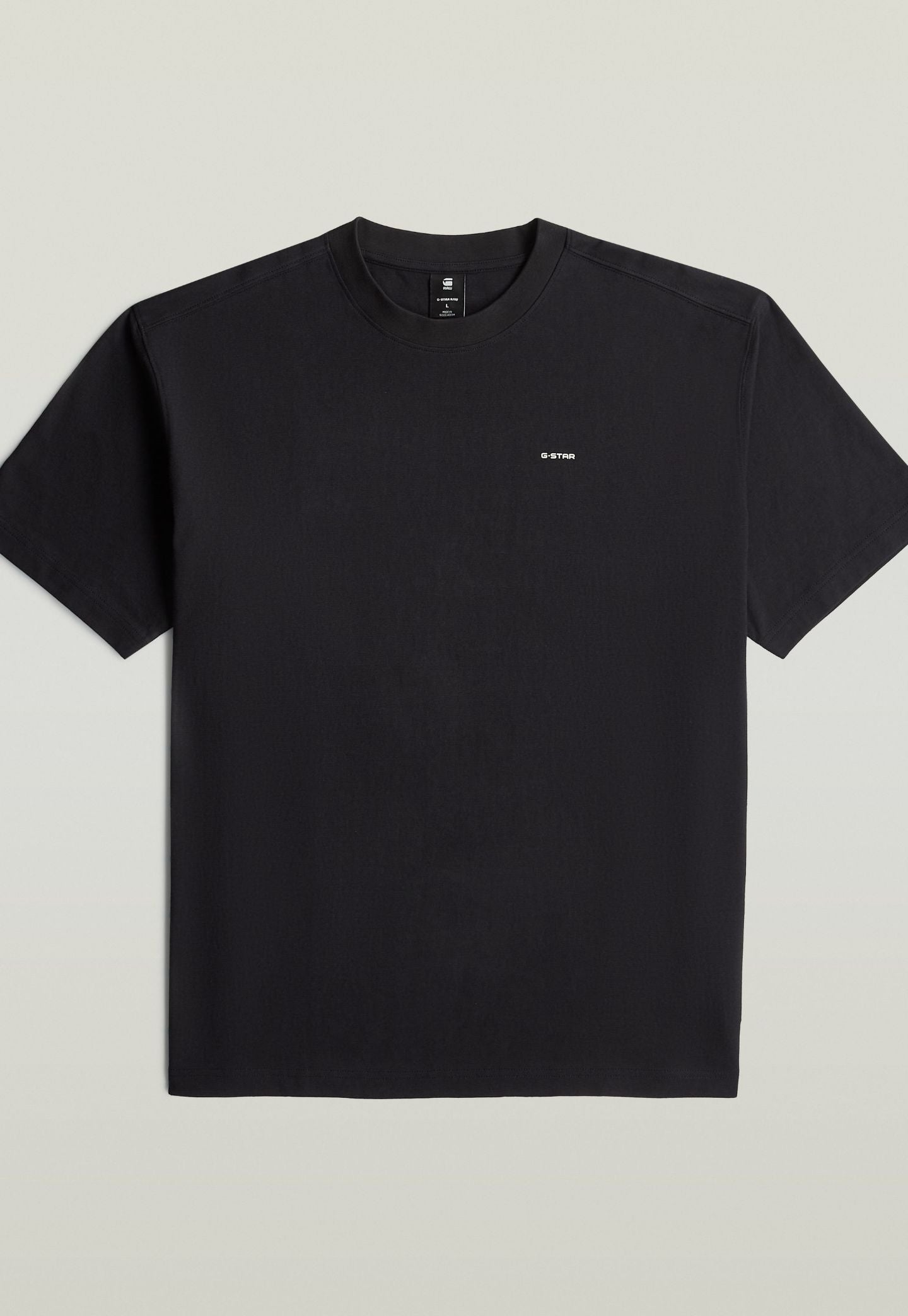 Dark Slate Gray טי שירט קצרה לגברים Relaxed Base G STAR