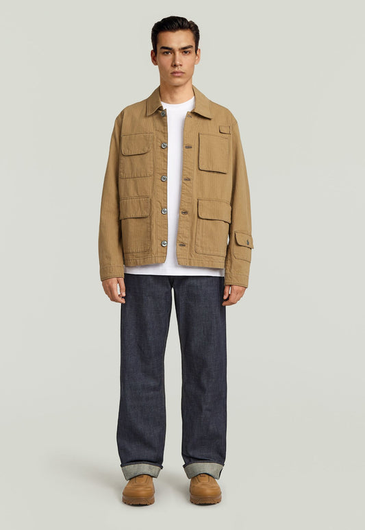 Light Gray ג'ינס ארוך לגברים Deeggie - Straight Fit G STAR