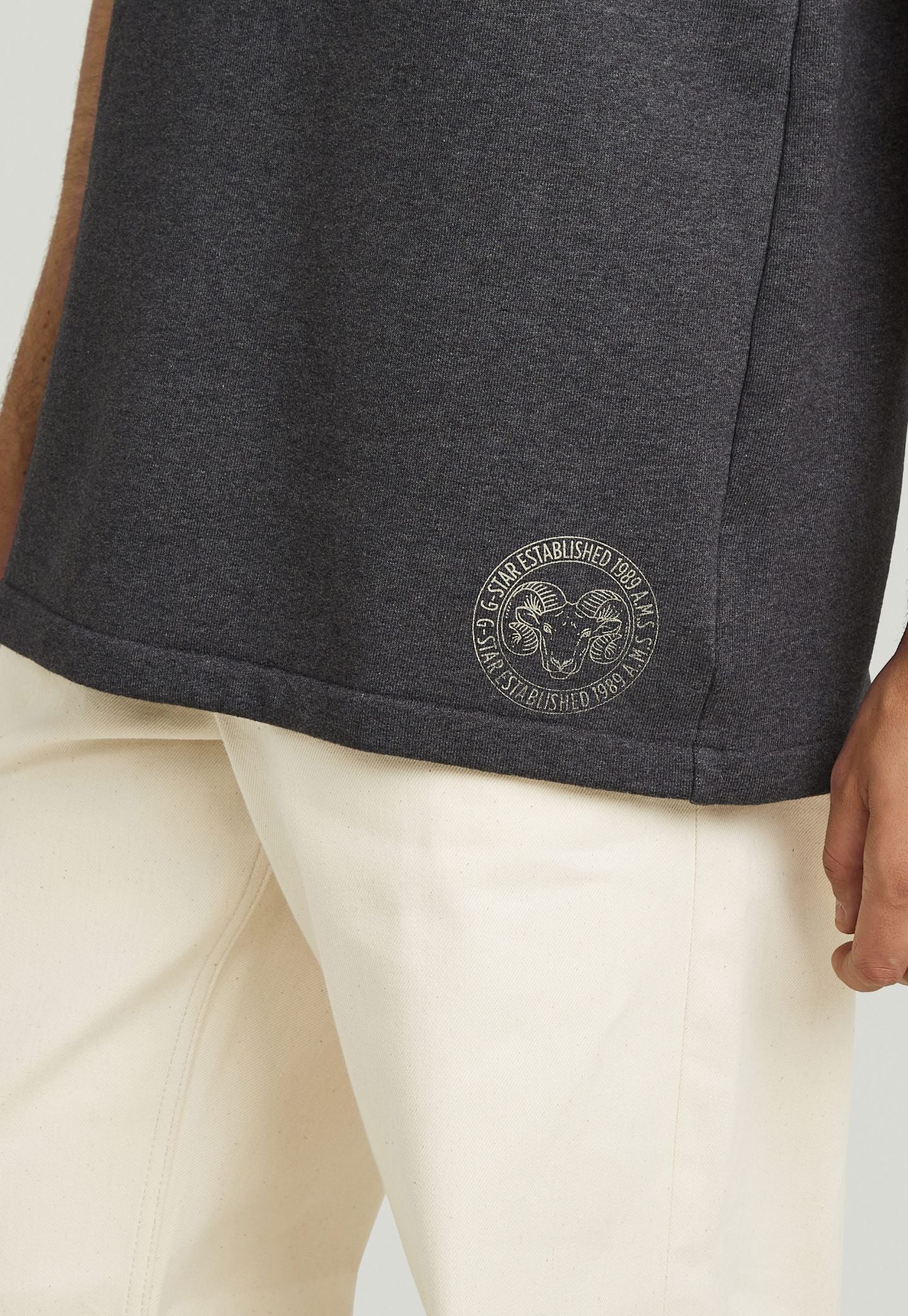 Dark Slate Gray טי שירט קצרה לגברים G-S014 G STAR