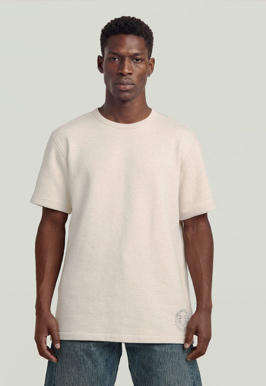 Light Gray טי שירט קצרה לגברים G-S014 G STAR