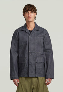 Light Gray ג'קט לגברים Marseille Straight Selvedge G STAR
