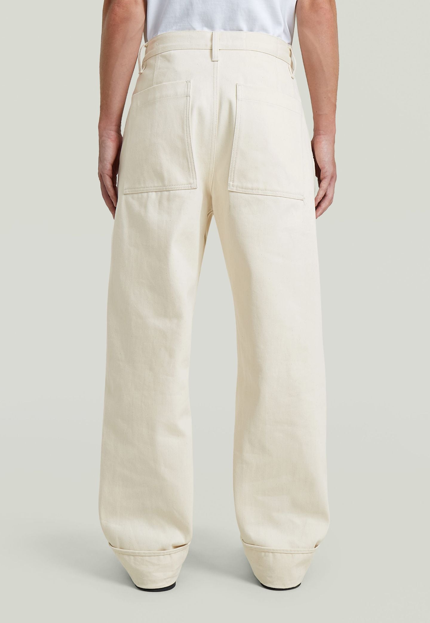 Light Gray ג'ינס ארוך לגברים Modson Chino - Straight Fit G STAR
