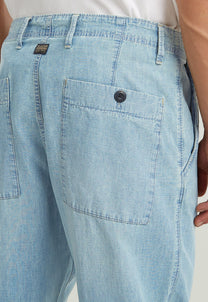 Gray ג'ינס ארוך לגברים Pleated Chino - Relaxed Fit G STAR
