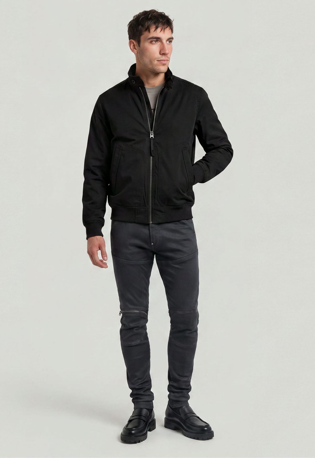Light Gray ג'קט לגברים Tech Pdd Bomber Jkt G STAR