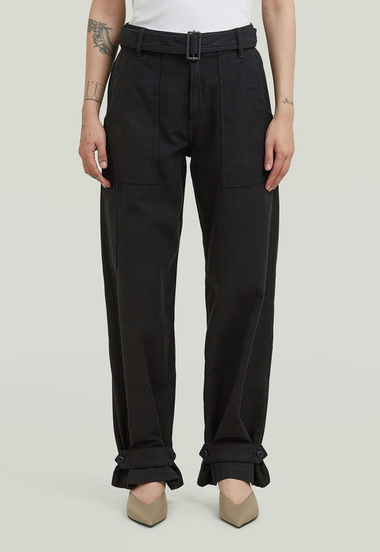 Black ג'ינס לנשים G-Star Belted Fatigue G STAR