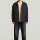 Light Gray חולצה מכופתרת ארוכה לגברים Utility Padded Relaxed Overshirt G STAR