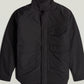 Dark Slate Gray חולצה מכופתרת ארוכה לגברים Utility Padded Relaxed Overshirt G STAR