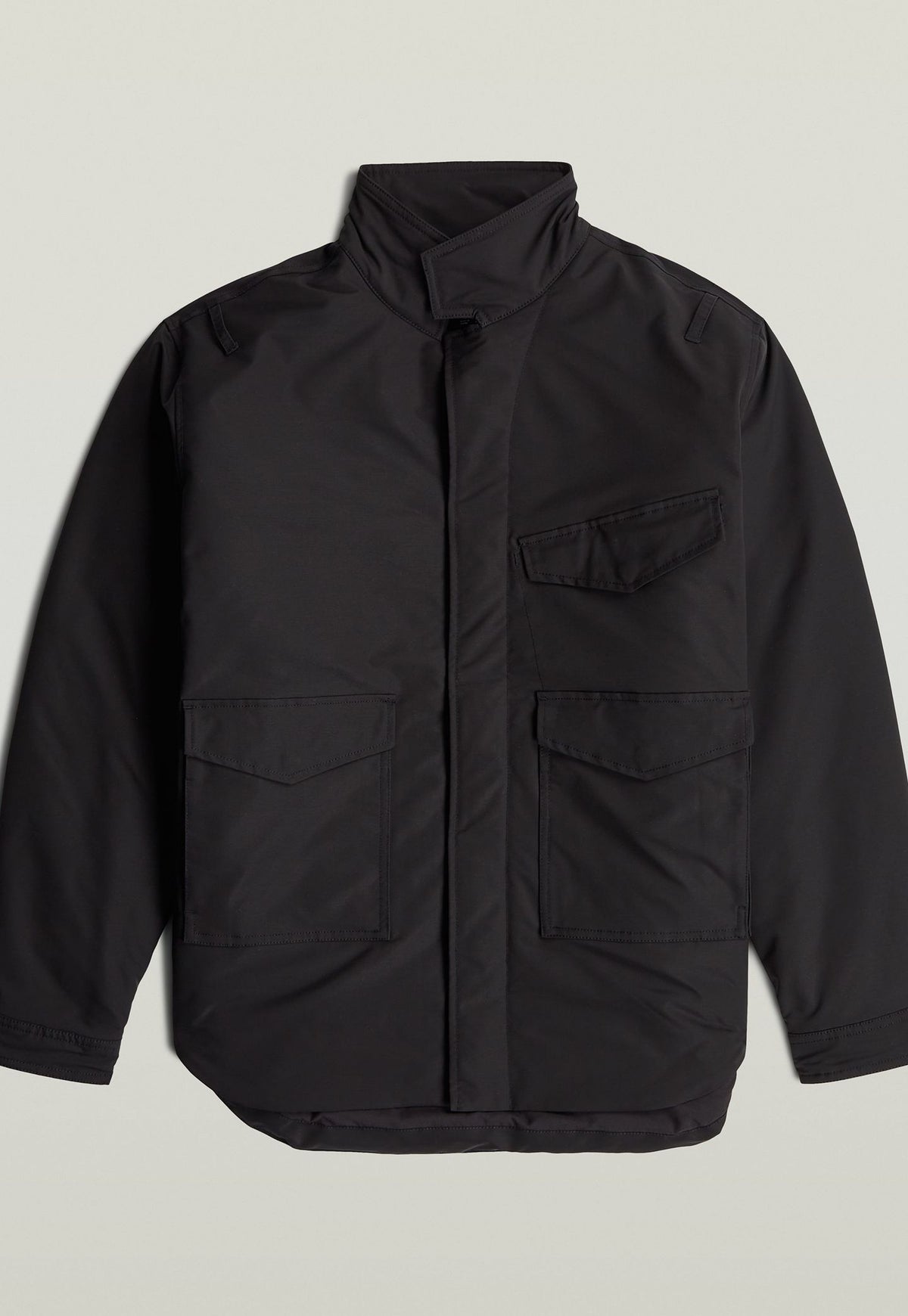 Dark Slate Gray חולצה מכופתרת ארוכה לגברים Utility Padded Relaxed Overshirt G STAR