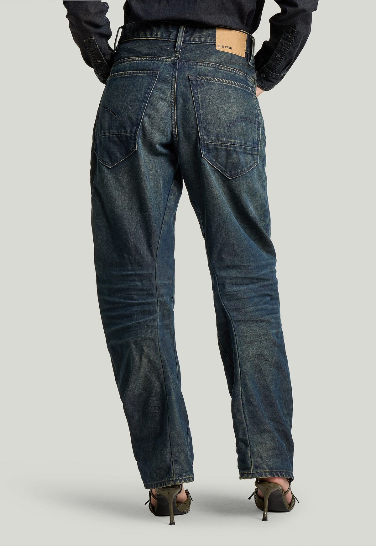 Light Gray ג'ינס ארוך לנשים G-Star Arc 3D Loose – Loose Fit G STAR
