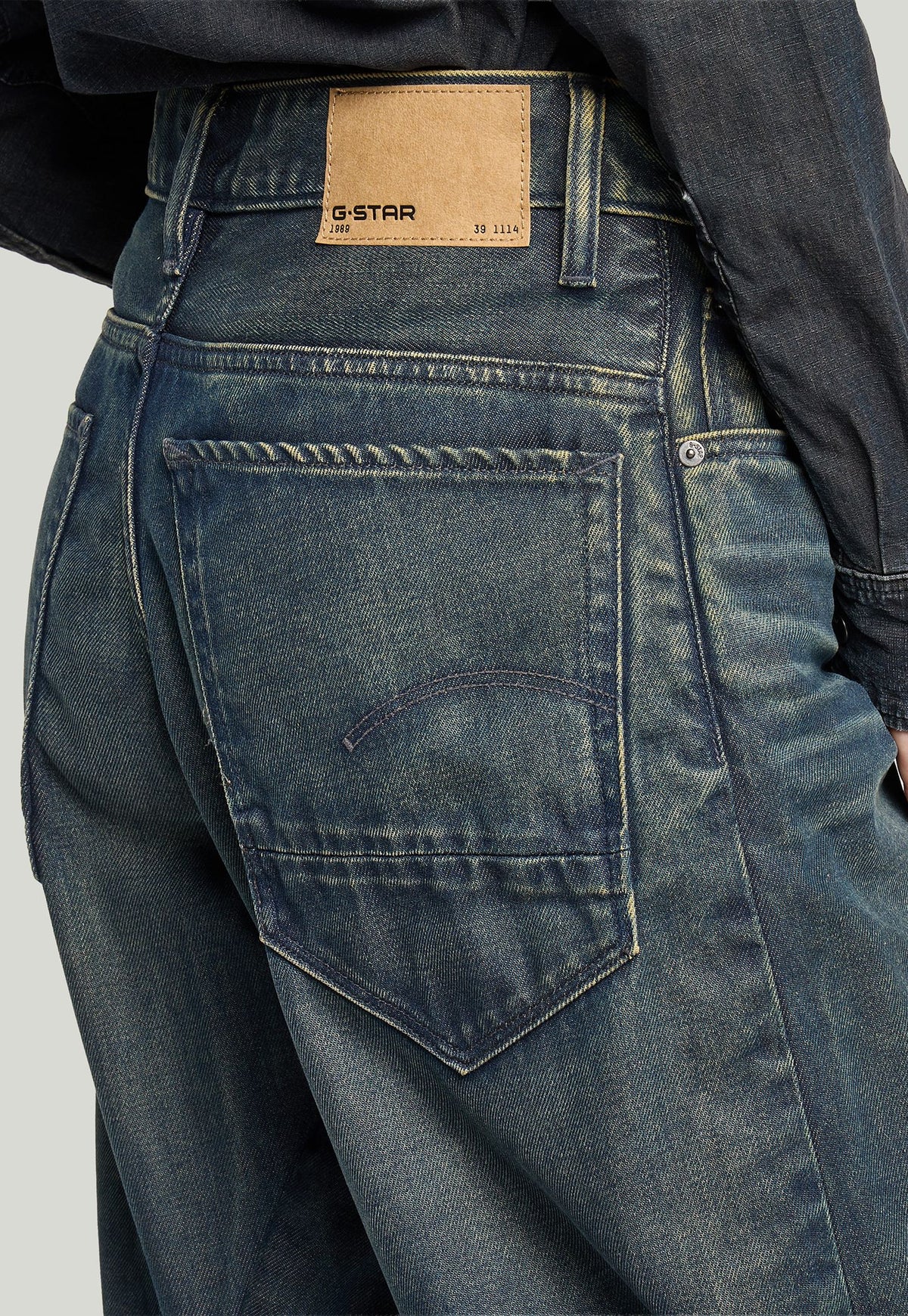 Dark Slate Gray ג'ינס ארוך לנשים G-Star Arc 3D Loose – Loose Fit G STAR