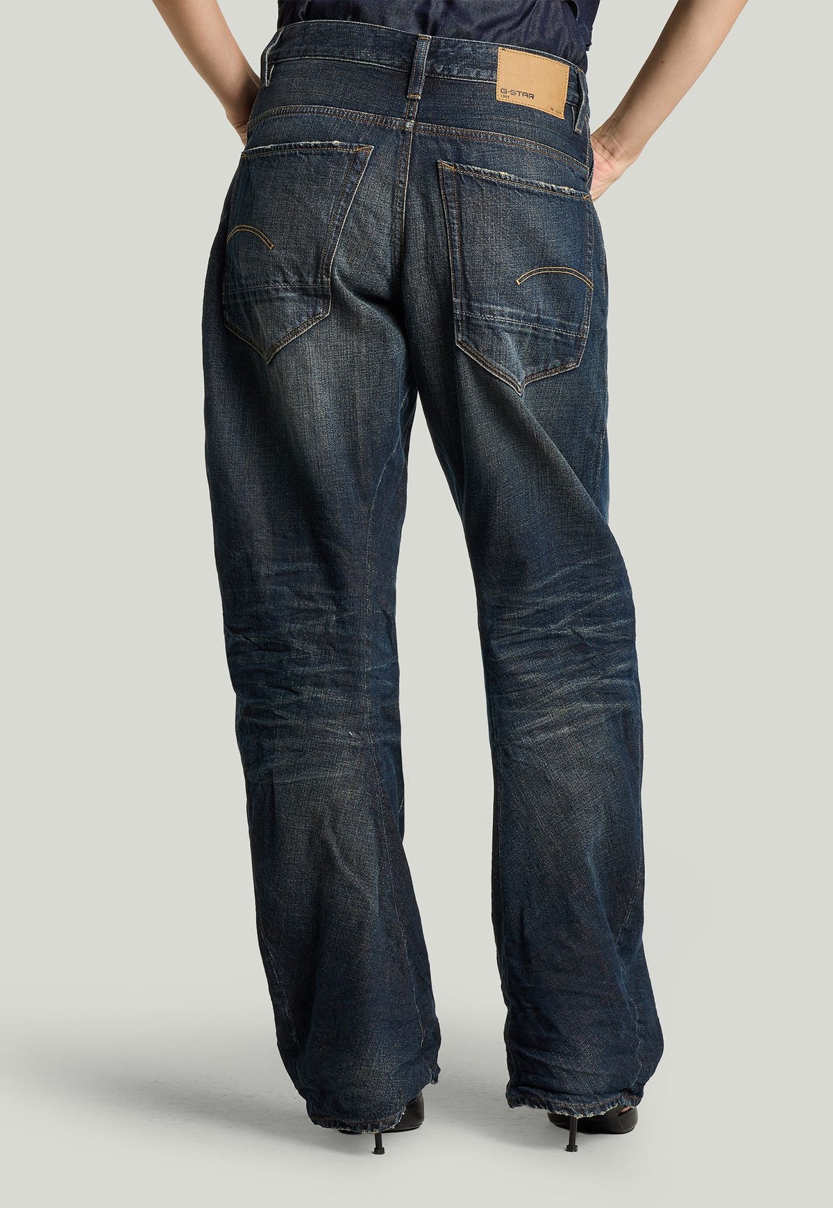 Light Gray ג'ינס ארוך לנשים G-Star Arc 3D Loose – Loose Fit G STAR