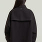 Light Gray מעיל אופנה לנשים 4-Pocket Cape G STAR