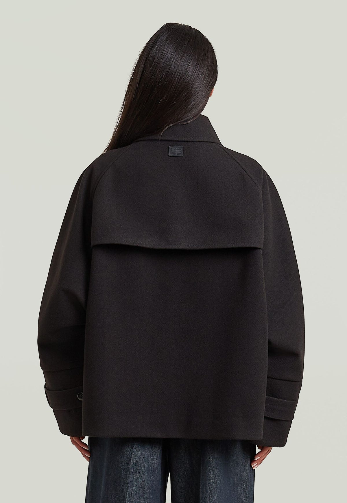 Light Gray מעיל אופנה לנשים 4-Pocket Cape G STAR
