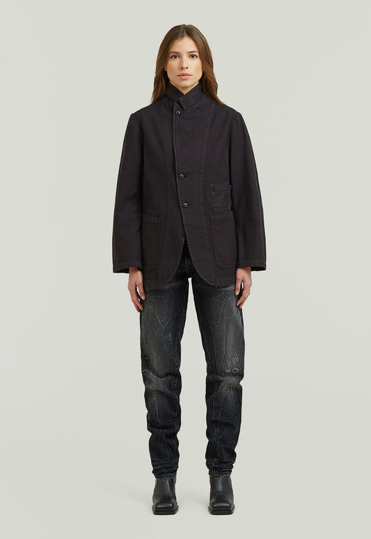 Dark Slate Gray בלייזר לנשים Relaxed Utility Blazer G STAR