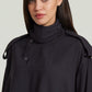 Dark Slate Gray חולצה מכופתרת ארוכה לנשים Anorak Shirt G STAR