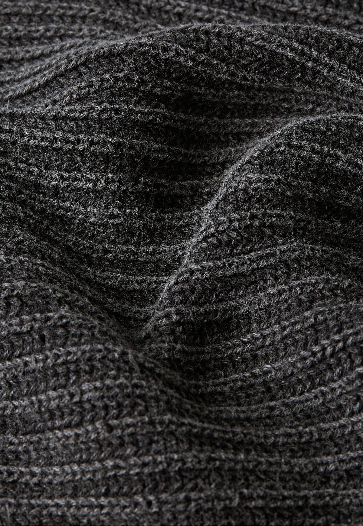 Dark Slate Gray סוודר לנשים Washed Open Neck Knit G STAR