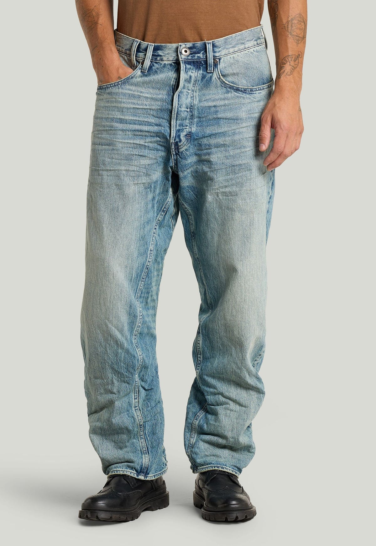 Light Gray ג'ינס לגברים Arc 3D - Loose G STAR