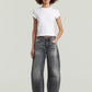 Light Gray ג'ינס ארוך לנשים Barrel 3D Loose – Barrel Fit G STAR