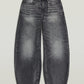 Dark Slate Gray ג'ינס ארוך לנשים Barrel 3D Loose – Barrel Fit G STAR