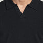 Black סוודר לגברים Wool Refined Polo Collar Knit G STAR