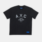 Black טי שירט קצרה לגברים / נשים A.Y.C. (Am Yisrael Chai) BEBER & CO