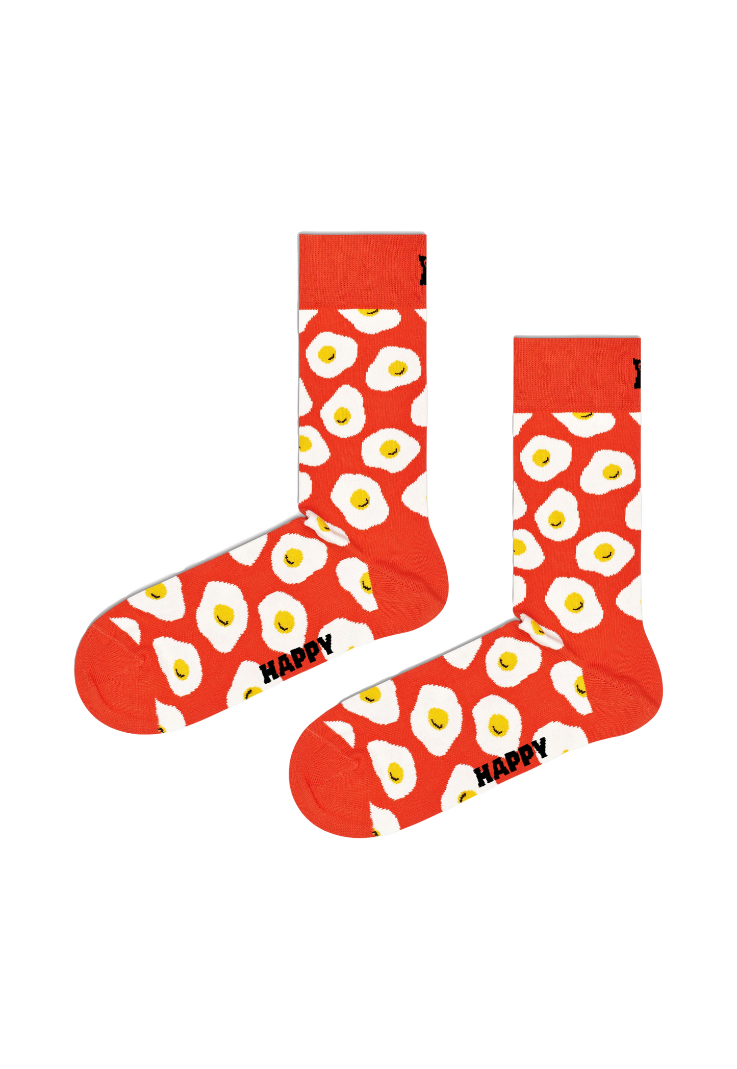 Orange Red זוג גרביים בהדפס ביצת עין HAPPY SOCKS