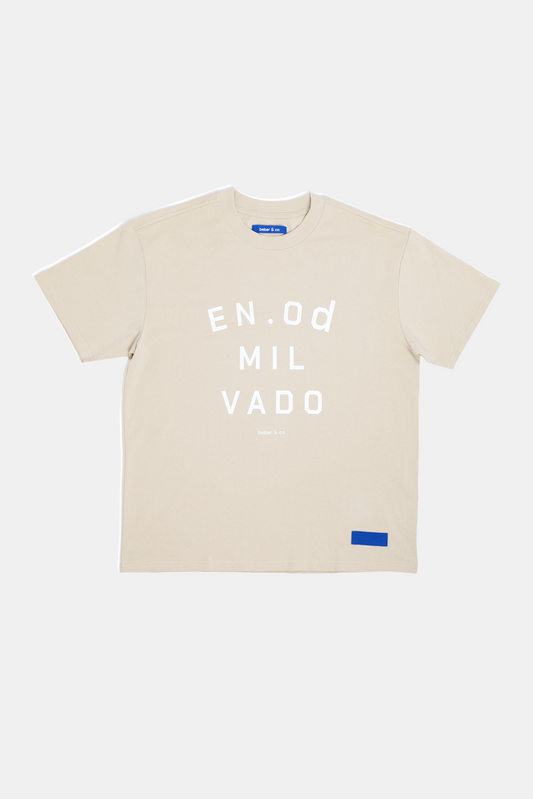 Light Gray טי שירט קצרה לגברים / נשים EN OD MILVADO BEBER & CO