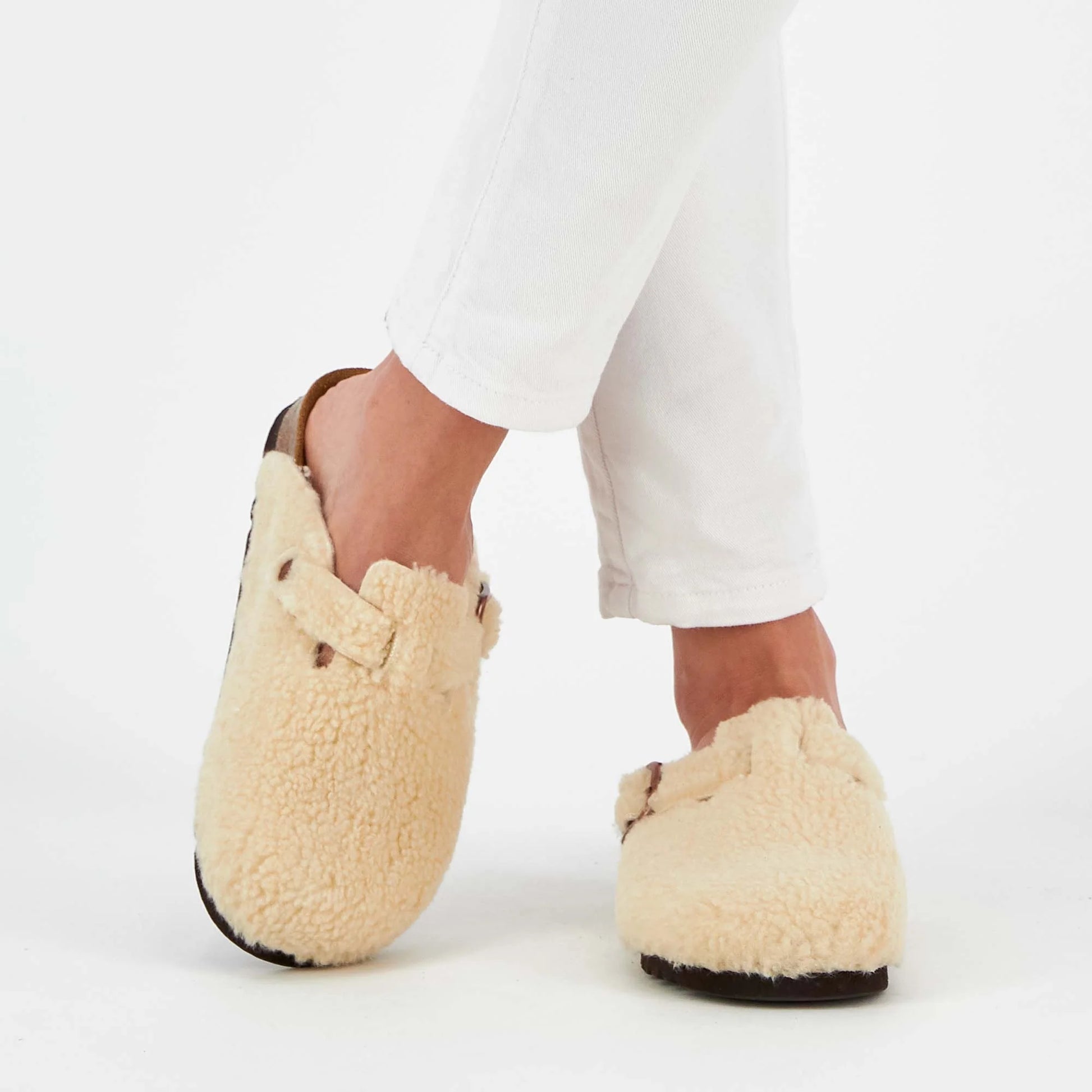 Antique White כפכפי קלוג לנשים Fae SCHOLL