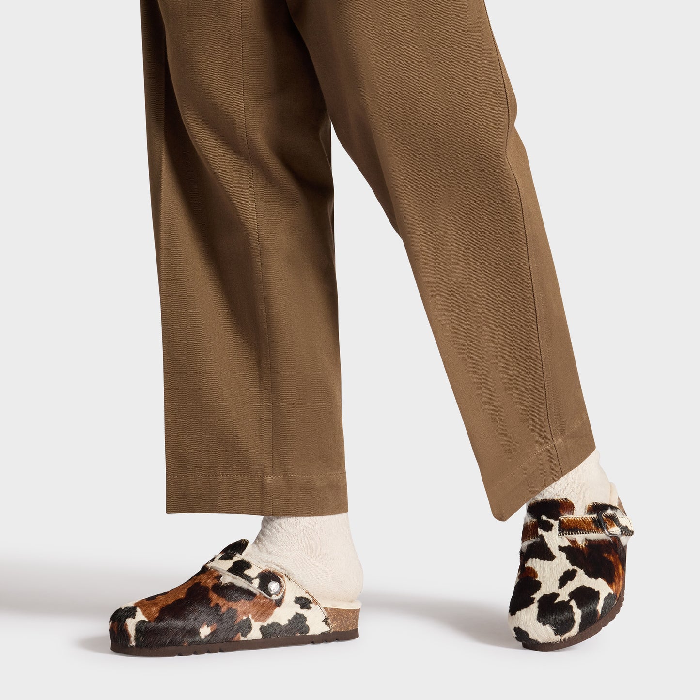 Dark Olive Green כפכפי מיול פרווה לנשים Fae Festive SCHOLL