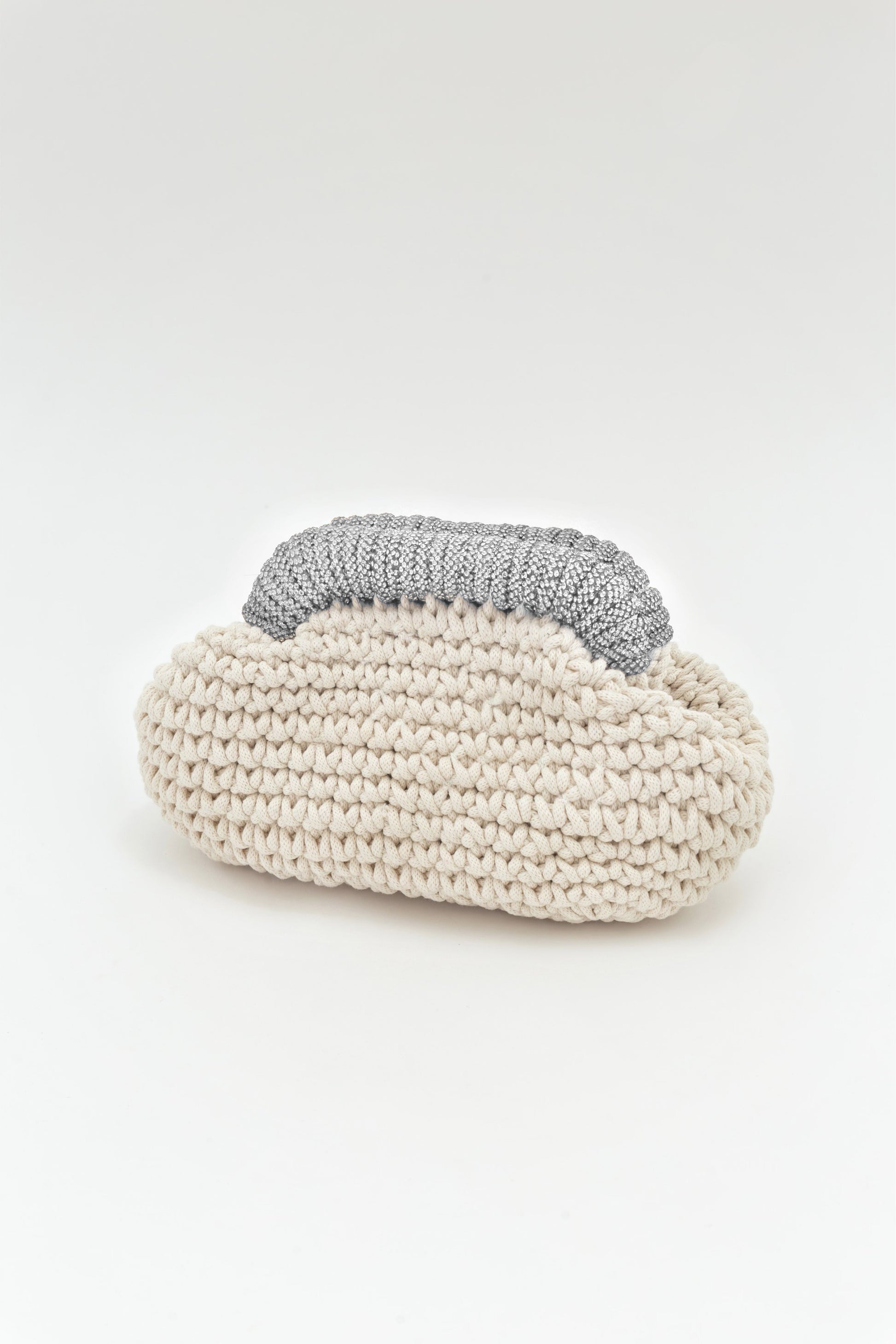 Beige קלאץ' סרוג Desor NOAM HAZAN