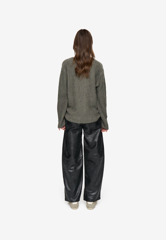 White Smoke GINA V-N JUMPER 4465 סוודר MINIMUM