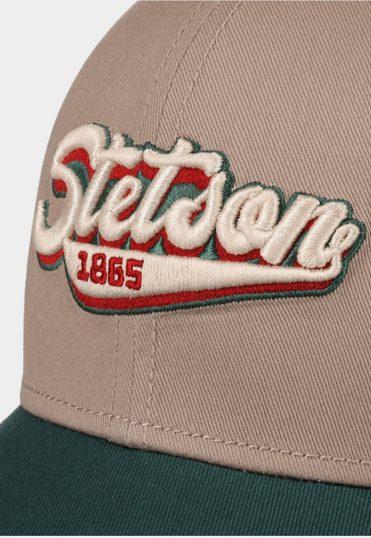 Rosy Brown כובע מצחיה לגברים / נשים  1865 Script STETSON‎