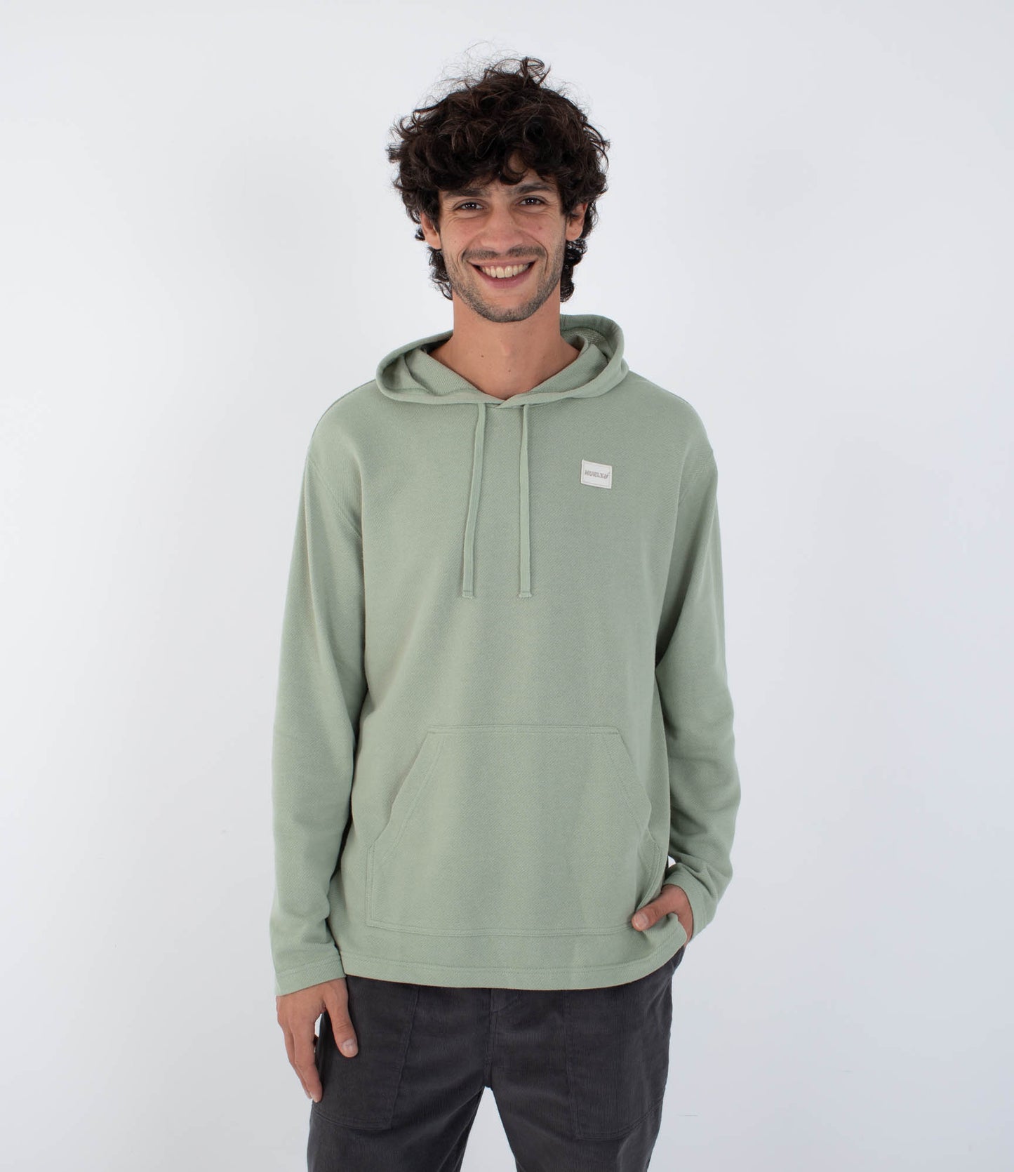 Light Gray קפוצ'ון לגברים OG Hooded Poncho HURLEY