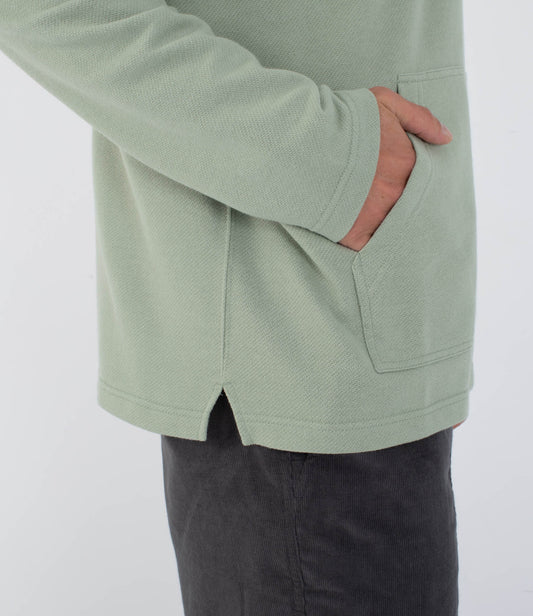 Gray קפוצ'ון לגברים OG Hooded Poncho HURLEY