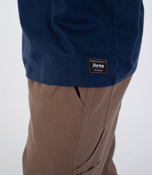 Light Gray טי שירט קצרה לגברים Eagle HURLEY