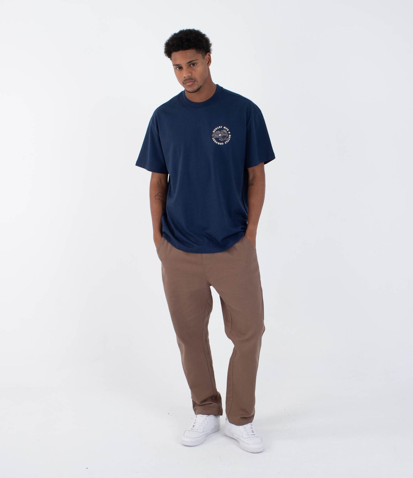 Lavender טי שירט קצרה לגברים Eagle HURLEY