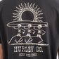 Dark Slate Gray טי שירט קצרה Struttin Bones לגברים HURLEY